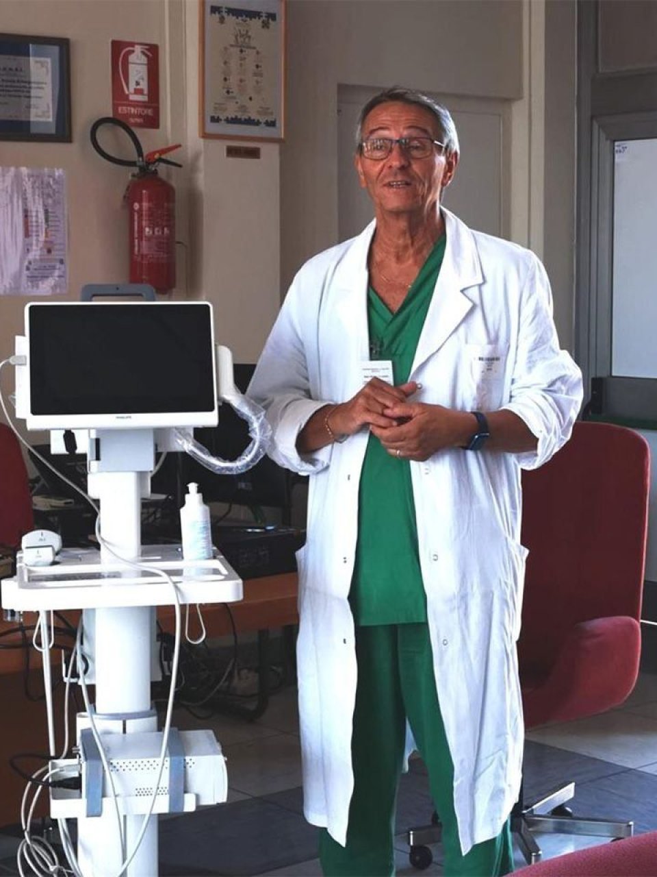 Donated next-generation ultrasound machine